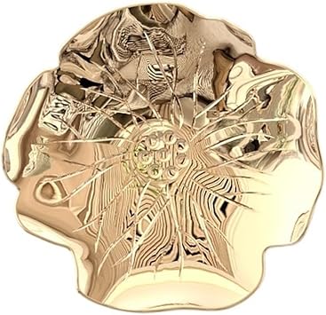 Living Room Wall Decor Stereo Resin Background Wall Decoration Carp Fish Lotus Leaf Gold Wall Pendant Bionics Home Decor(Golden-L)
