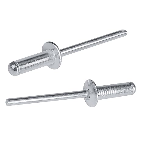 100 PCs 1/4'' x 3/4''Aluminum Blind Rivets, Pack of 100 CT 6.4mm x 20mm Pop Rivets with Aluminum Grip and Steel Mandrel
