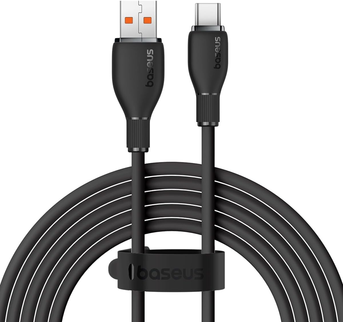 Type-C Cable 100W with Baseus Pudding Fast Charging Feature, 1.2 Meters, Black