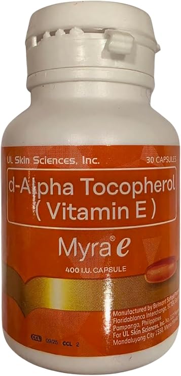 400 IU Vitamin E d-Alpha Tocopherol (30caps)
