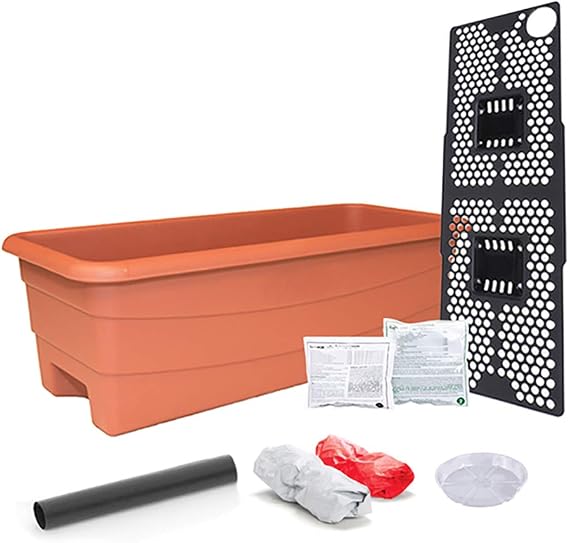 EarthBox 80605.01 Junior Garden Kit, Standard, Terracotta