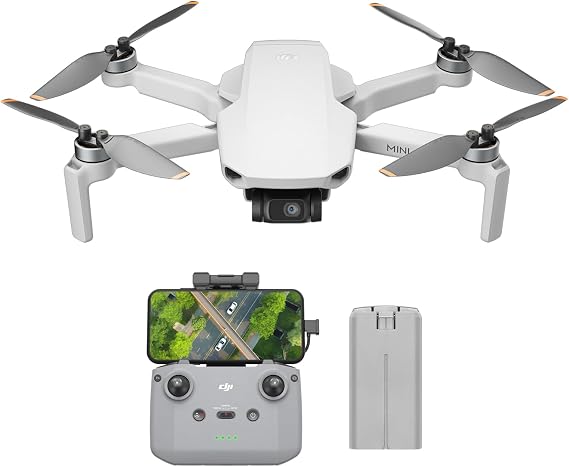 DJI Mini 4K, Drone With 4K UHD Camera, Under 249 g | 3-Axis Gimbal, 10km Video Transmission, Auto Return, Wind Resistance, 31-Min Flight Time, Intelligent Flight