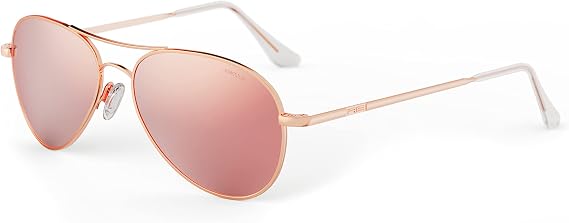 Randolph Eyewear Amelia Aviator Sunglasses for Women Aviator Glasses with Non-Polarized & Polarized Lenses