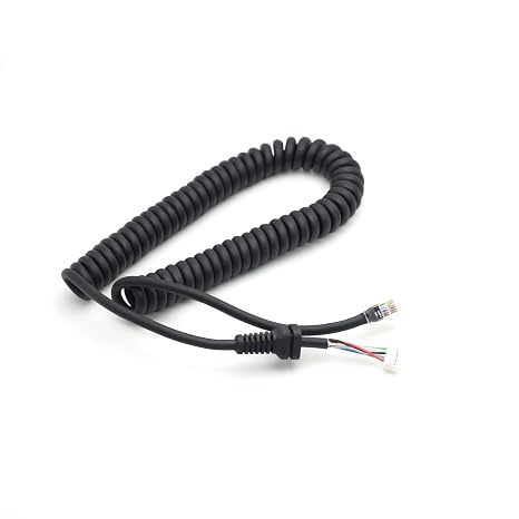 MH-48a6j Replacement Microphones Mic Cable Cord Wire for Yaesu Mobile RadioMH-36 MH-36A6J MH-36B6JS MH42 MH-48 MH-48A6JA MH-42B6J MH-42C6J FT-7800 FT-8800 FT-8900 FT-8900R FT-1500M FT-2800M