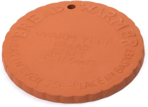 Fox Run Bread Warmer, Terra Cotta | Microwave & Oven Safe Tortilla Warmer | Keep Bread, Tortillas & Other Baked Goods Warm For Serving | Terracotta Retains Heat