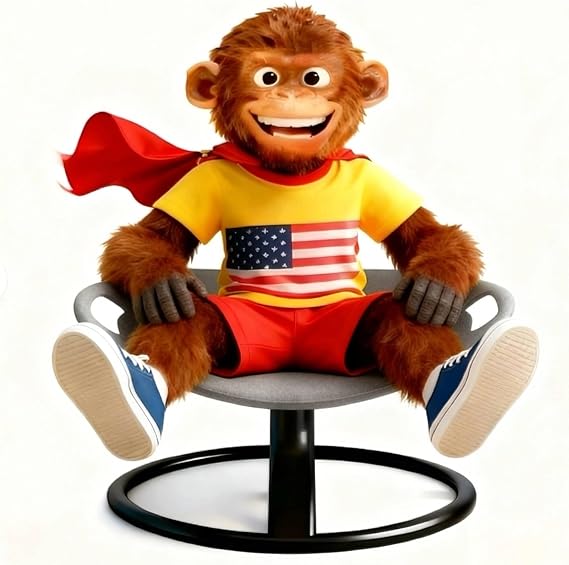 Sensory Spinning Chair for Autistic Kids, Spinning Chair for Kids with ADHD & Autism, 360 Rotating Sensory Seat for Toddlers to Adults