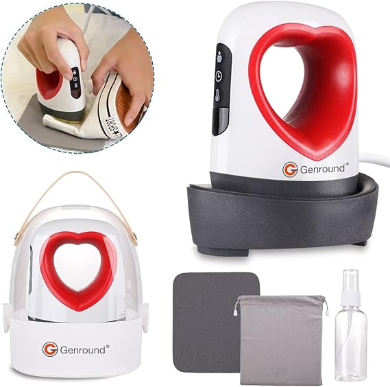 Easy Heat Press Machine with Protective Containment Led Display Panel, 3.752.25 Small Easy Iron Press Machine for T Shirts, Shoes and Hats, Mini Press Iron for Small Htv Vinyl Projects