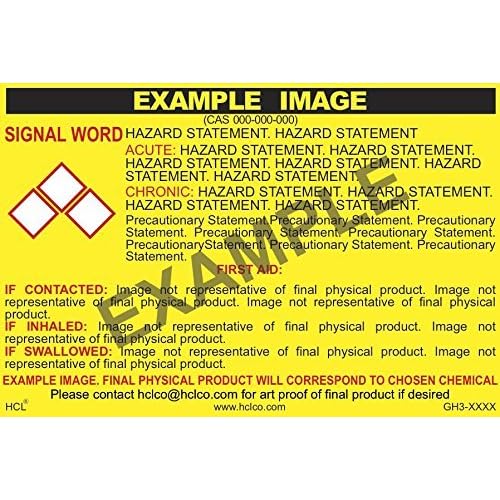 Boron Oxide GHS Label - 2 x 3 Pack of 25