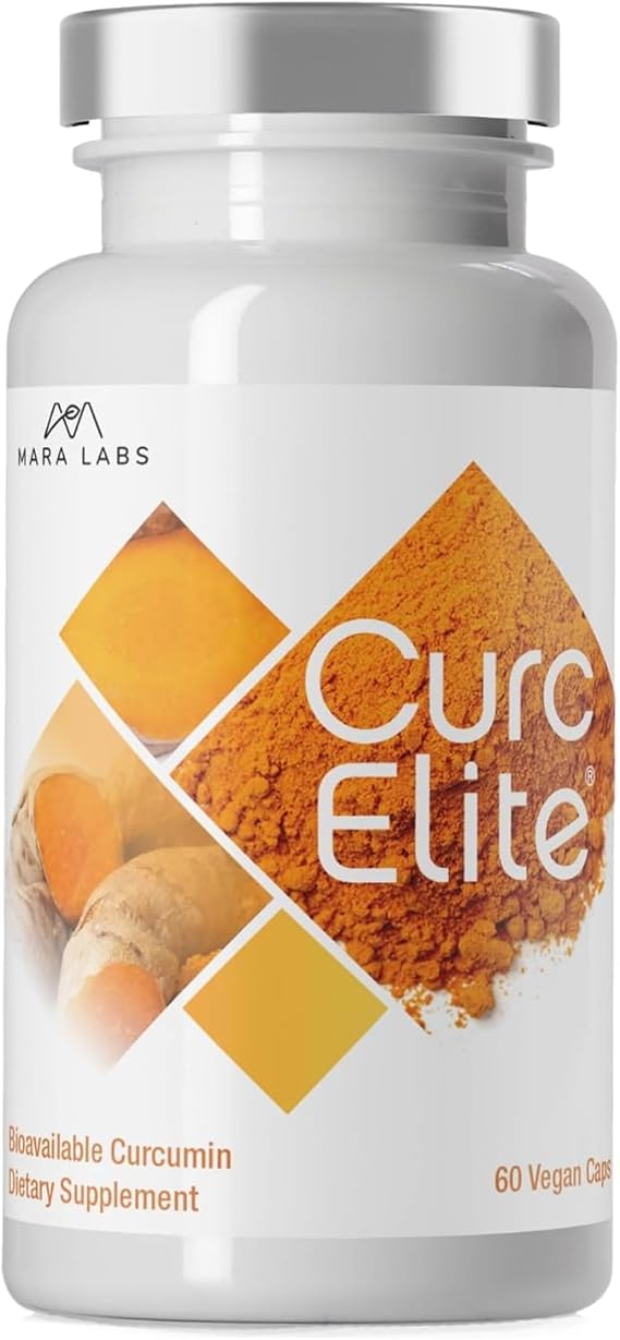Mara Labs CurcElite Curcumin | Turmeric Extract 95% Curcuminoids | 60 Caps