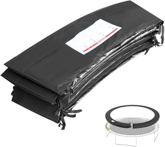 ACWARM HOME 16FT/15FT/14FT/12FT/10FT Trampoline Safety Pad Replacement, Round Trampoline Spring Protection Cover, Fits 16FT/15FT/14FT/12FT/10FT Frames, Water-Resistant Trampoline Accessories