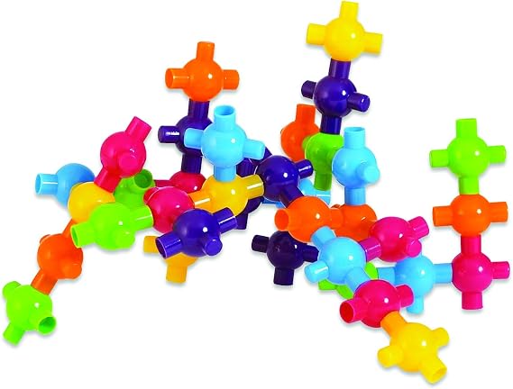 BSM Edushape- Kiddy Connect Interlocking Pieces Construction Game, Ed 829036, Multi-Coloured