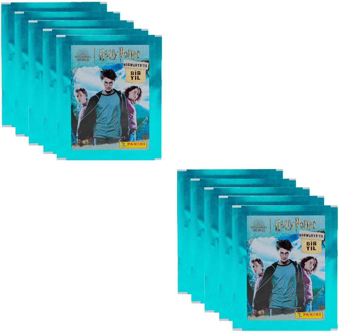 Panini Harry Potter Lisanslı Sticker Collection 10 Paket, 40 Çıkartma + 10 Kart