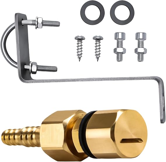 Boomless Nozzle with Fixed Frame & Adapter with Clamp Hose 3.0 GPM 12V Pumps Compatible with Most Branded Broadcast Sprayers & No-boom Kits
