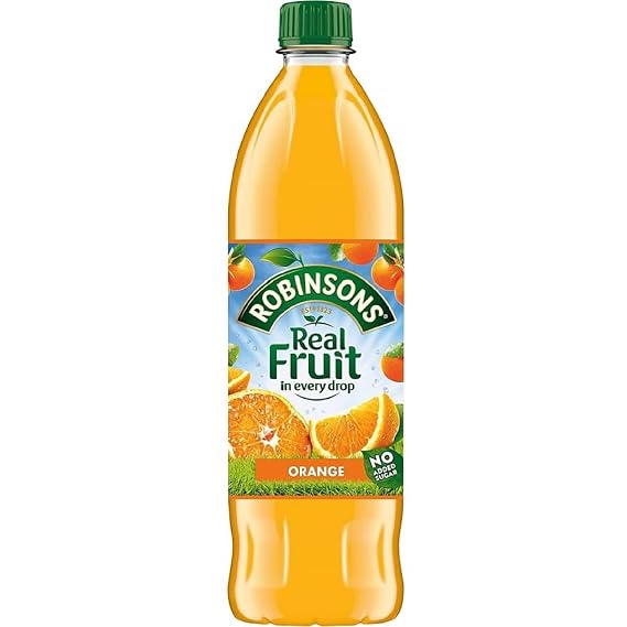 Robinson's Orange Fruit Drink, No Added Sugar, 1L