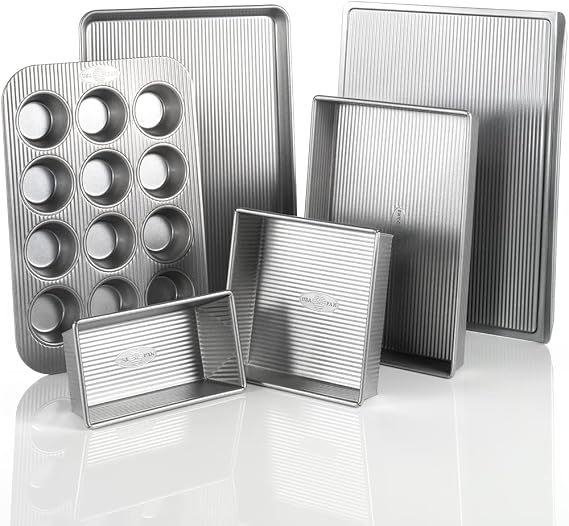 USA Pan 6 Piece Nonstick Bakeware Set