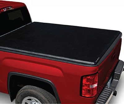 LEER ROLLITUP | Fits 2014-2018 Chevy SilveradoGMC Sierra with 68 Bed | Soft Roll Up Truck Bed Tonneau Cover | 4R120 | Low-Profile, Sturdy, Easy 15-Minute Install Black