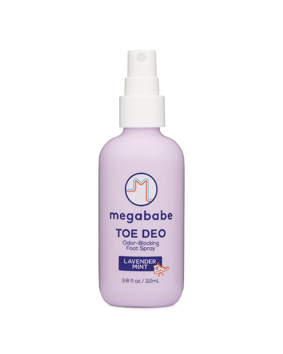 Megababe Toe Deo, Foot Odor Eliminator & Deodorizer, 3.8 fl oz