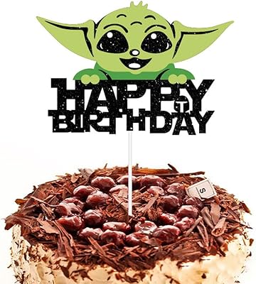 Anime cake topper, Anime flash birthday cake decoration, Space Theme Party Decoration, Alien War Science Fiction Film Theme Video Games the Child Birthday Party for Kids Boys Girls Style six