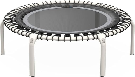 Acon FIT 44in Trampoline Round, White, Mini Fitness Rebounder