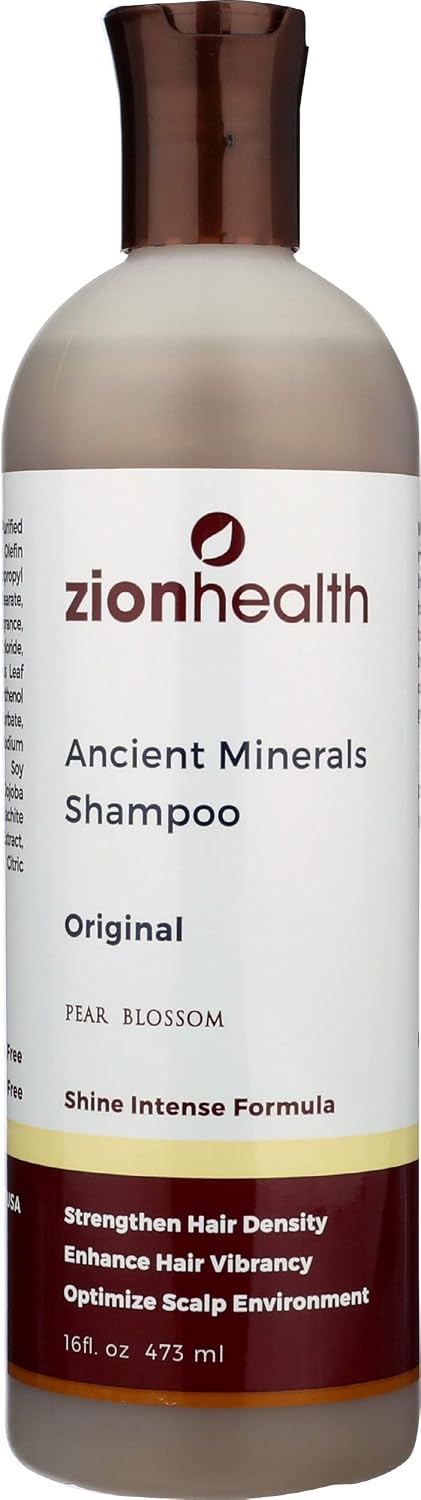 Zion Health Adama Clay Minerals Shampoo, 16 Fluid Ounce