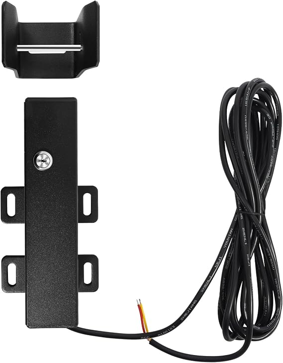 Access Control Door Automatic Lock 24V Electric Gate Lock IP44 Weatherproof for Outdoor Commercial/Residential Gates (Fits Swing Gates, Double/Single Doors)