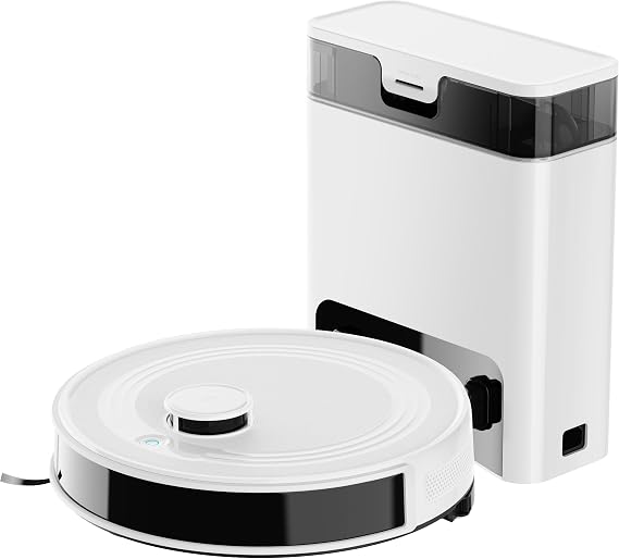 Lefant M2 Pro Robot Vacuum & Mop, 5000Pa High Suction, Advanced Mapping, Smart Obstacle Sensors, 140-Minutes Operation, White