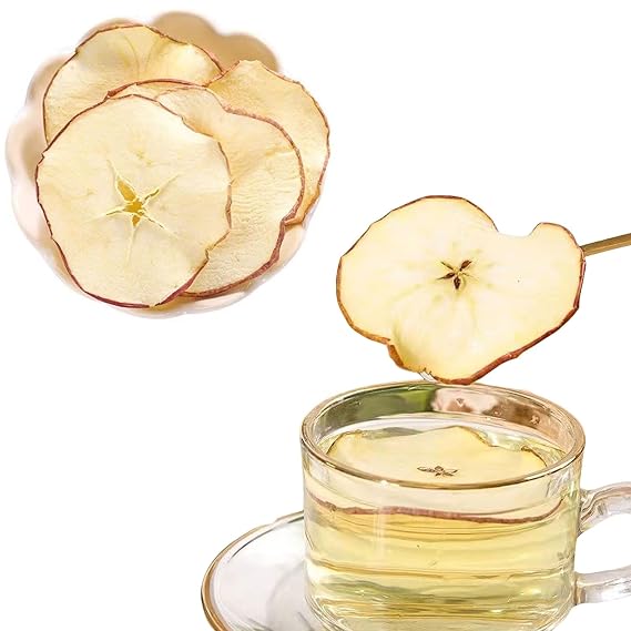 dried apple chips 5.29oz/150,No Sugar Added Dried Sweet Apple | dried apple slices, apple chips, dehydrated apples, fruit snack, no sugar added dried fruit, vegan snacks