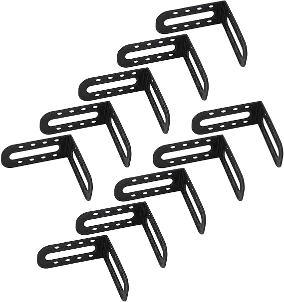 Professional Tile Leveling Spacer Kit, 90 Degree Angle, ABS Material, Black, 25 Pieces, for Floor and Wall Installation