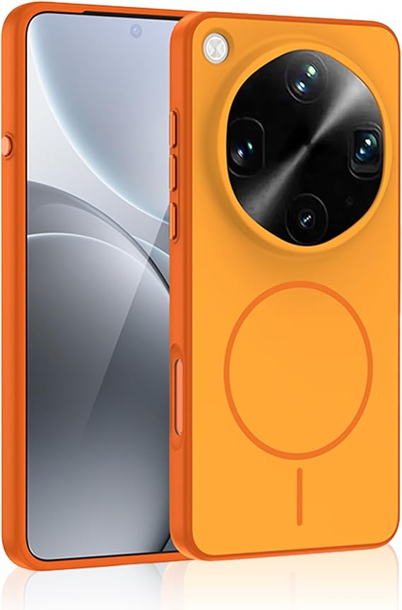 Case for Oppo Find X9 Ultra,Thin Shockproof Case, Shockproof Rugged Protective Case,Raised Screen and Camera Lips, Precise Cutouts, Protective Anti-Scratch Flexible Bumper (Orange)