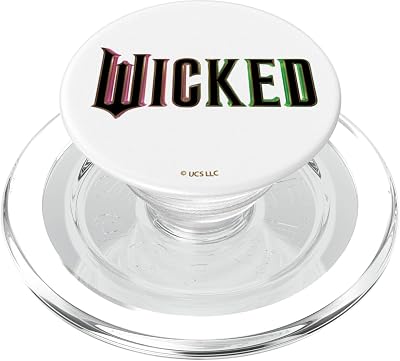 Wicked Pink and Green Logo PopSockets PopGrip for MagSafe