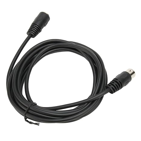 Keenso Professional 6 Pin DIN Male to Female Adapter Cable Plug and .8FT Extension Cord for Computer Peripherals (3 Meters / 9.84ft)