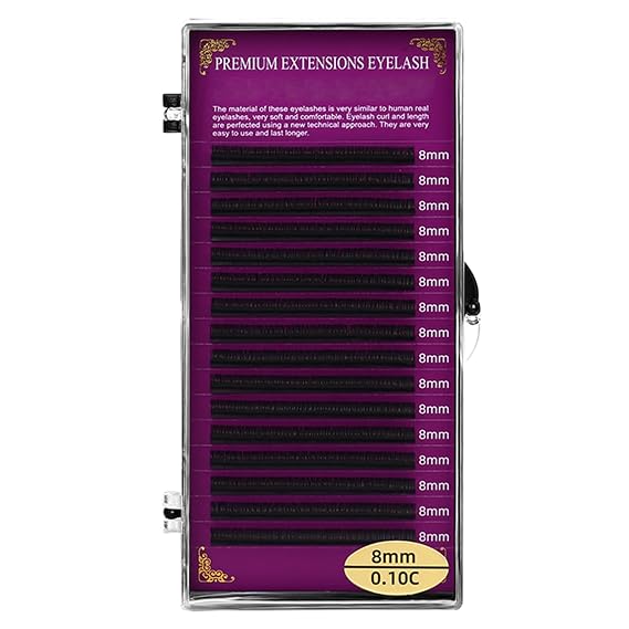 Eyelash Extensions 0.07/0.10 C D Curl 7-15mm Mixed Pack Eyelash Extension Supply Personal Eyelashes Premium Thick & Classic Eyelashes Soft Professional Eyelash Extensions (0.07-C-7-15 Mix)