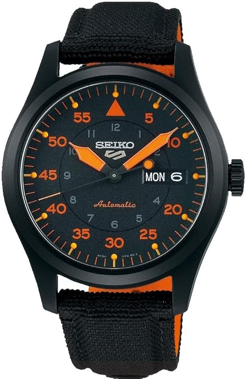 Seiko 5 Sports SRPH33K1 Men's Automatic Watch Black