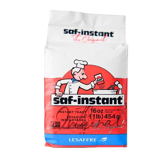SAF-INSTANT YEAST RED LABEL SINGLE 1 lb (16oz) PACKAGE