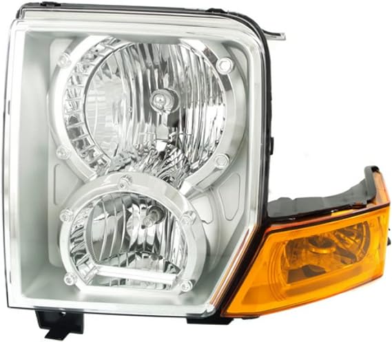 CarLights360 For Jeep Commander 2006-2010 Headlight Assembly Driver Side DOT Certified CH2518117N