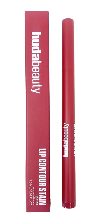 Huda Lip Contour Stain Lip Tint- Cinnamon (brick brown) .03 Fl Oz