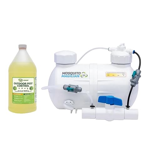 Mosquito Magician Residential System - with 1 Gallon Liquid Concentrate