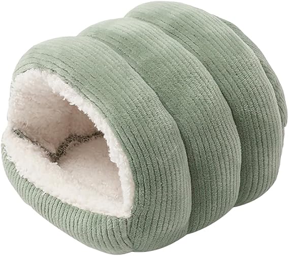 LOS ANDES Hamster Warm Bed House Hideout Soft Washable Mice, Rat Nest Small Animal House Cage Accessories for Mice, Sugar Glider,Gerbil