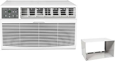 Through the Wall Air Conditioner and Remote Control, 10,000 BTU 115V, Wall Sleeve Included