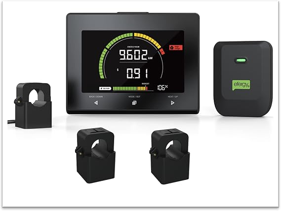 Efergy E-Max Display Kit - 3 Phase No Wi-Fi Required. Easy Installation