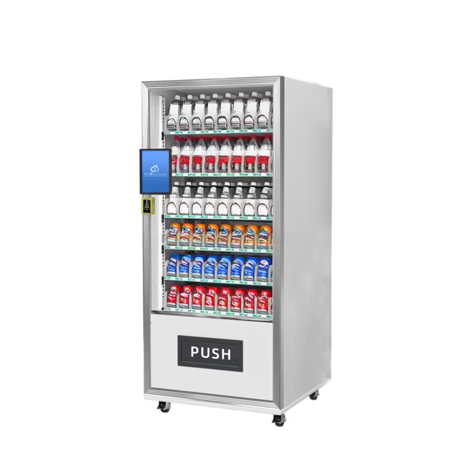 Smart AI Vending Machine - Integrated Self-Checkout and Refrigeration Technology - 247 Healthy Snacks and Chilled Drinks - OfficesHospitalsCampuses