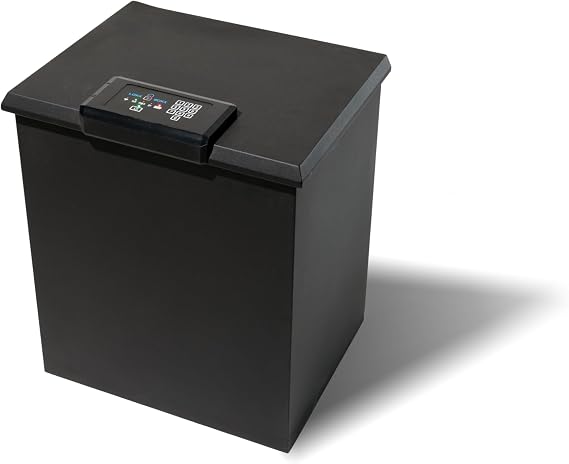 Loxx Boxx Smart Parcel Package Delivery Locker, LTE Cellular Mail Lock Box w/Wi-Fi and Bluetooth, Safe, Private Mailbox Locking Box for Deliveries, Large