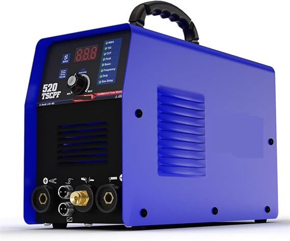 Plasma Cutter 4 in 1 Welding Machine 520TSCPF DC Inverter Spot Welder TIG MMA IGBT Pulse CNC Metal Cutting Machine Repairing Work