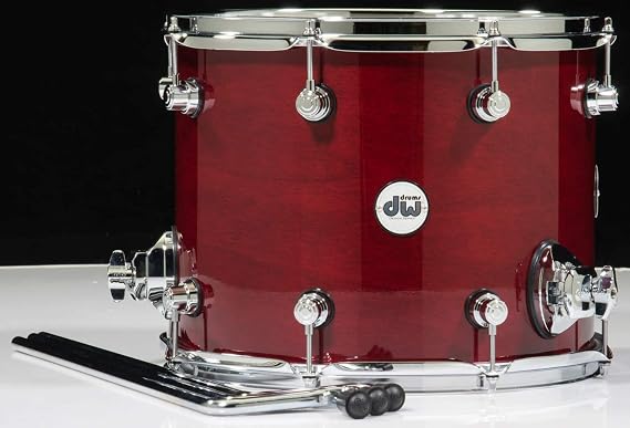 DW Design 12 x 14 Cherry Stain Floor Tom with Legs