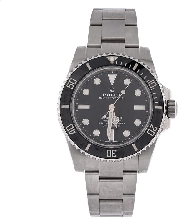Pre-Loved Oyster Perpetual Submariner Automatic Watch Stainless Steel and Cerachrom 41, Silver