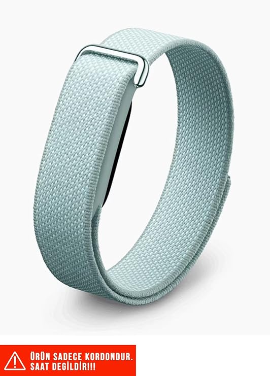 Google Fitbit Air ile Uyumlu Kumaş Hasır Tasarımlı Sportif Örgülü Kordon