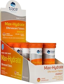 Max-Hydrate Energy Trace Minerals 8 Tubes Box