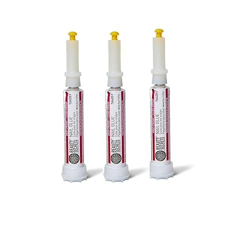 Beauty Secrets Drip & Clog Proof Nail Glue (3 Pack)