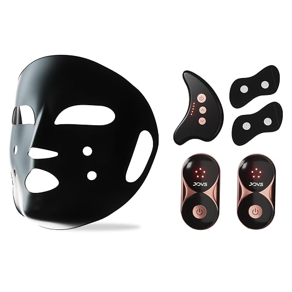 JOVS Toning Facial Mask for Women Face Lifting & Firming, Portable Hands-Free Skin Care Beauty Device for Face Sculpting, Anti Aging, Reduce Fine Lines Wrinkles, Washable & Reusable