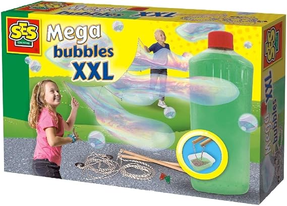 SES Creative 02252 XXL-mega Bubble Blower, Mixed Colours
